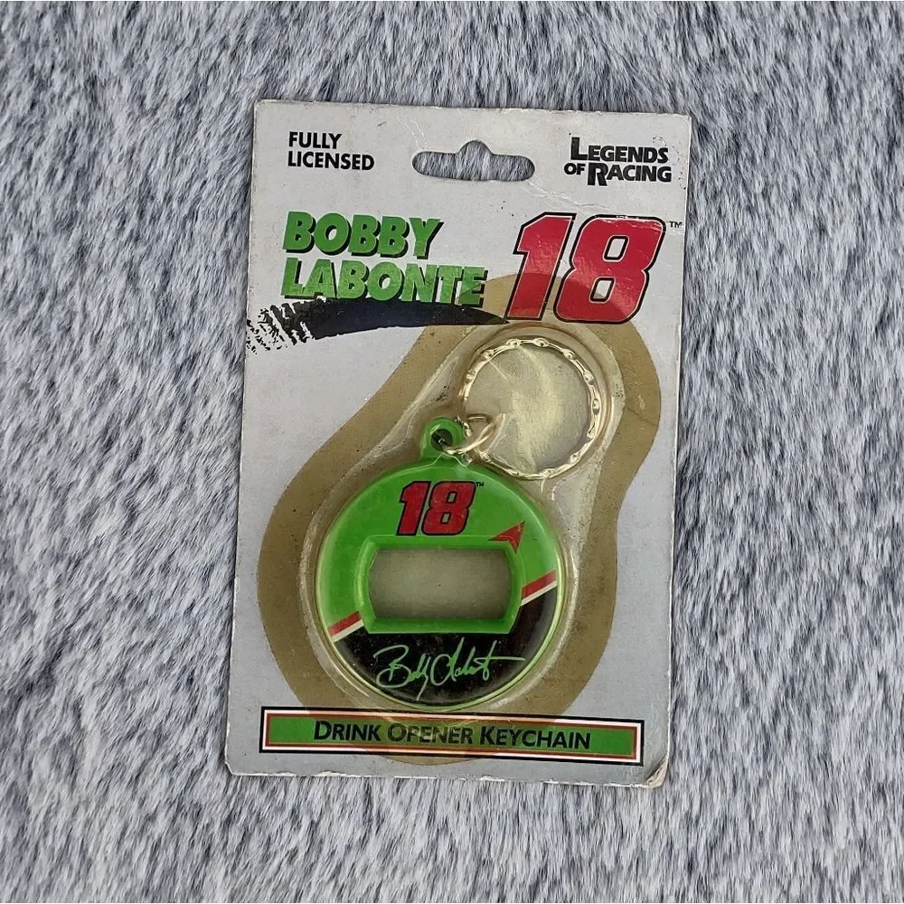 Legends of Racing Bobby‎ Labonte #18 Drink Opener Keychain